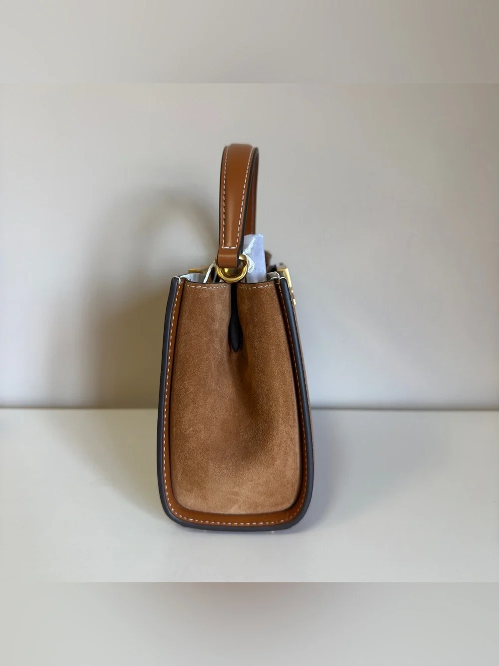 Tory Burch ELEANOR MINI SATCHEL 154816 WHISKEY 201